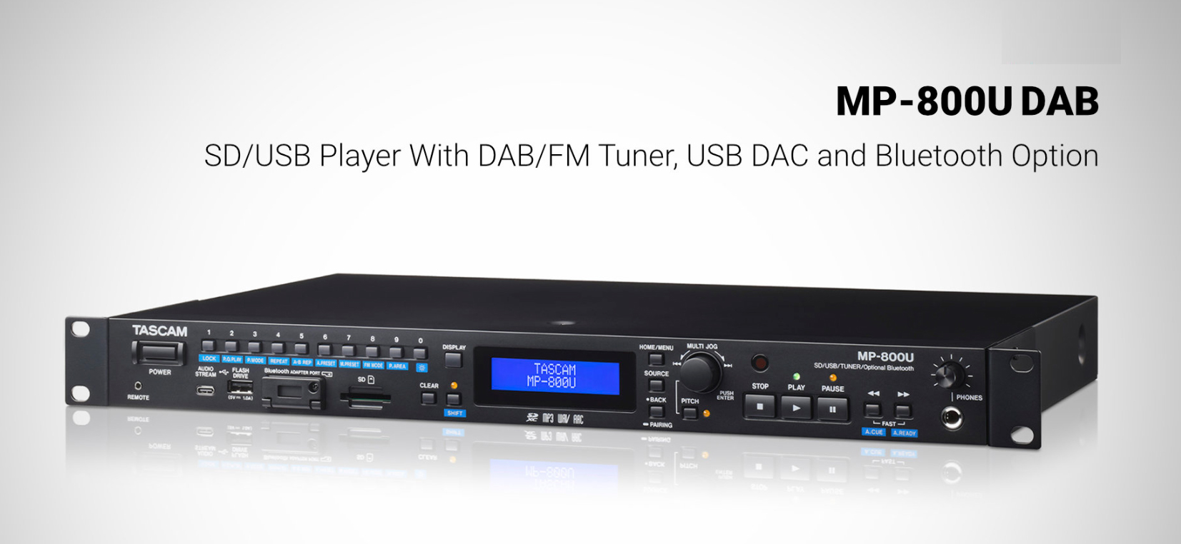 TASCAM: MP-800U DAB riproduttore multimediale