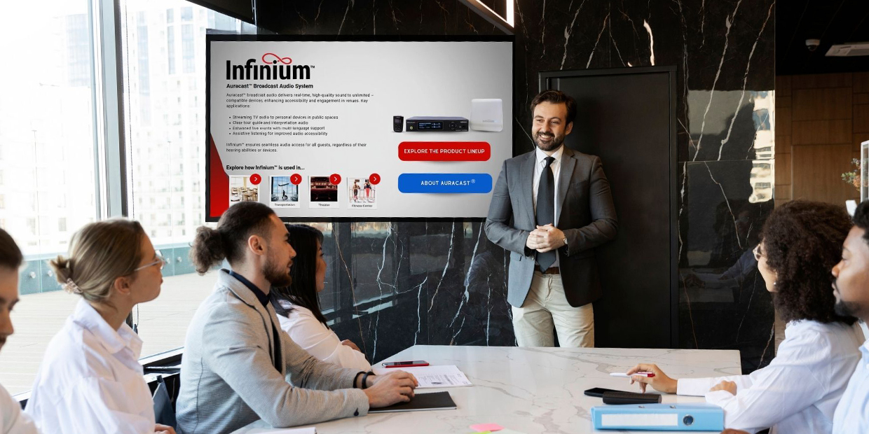 Auracast™ e Infinium™: l’audio professionale diventa inclusivo