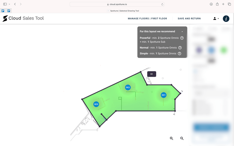 Sales Tool Dashboard screenshot