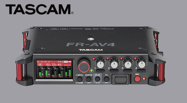 TASCAM: FR-AV4 registratore portatile a 4 tracce