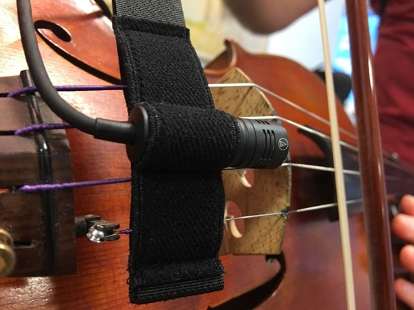 ATM350 microfono per violino audio-technica